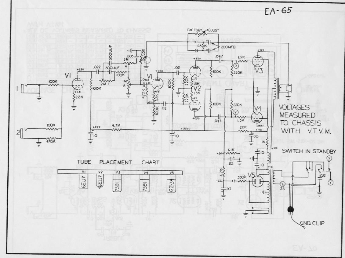 epiphone ea 65 rivoli schematic