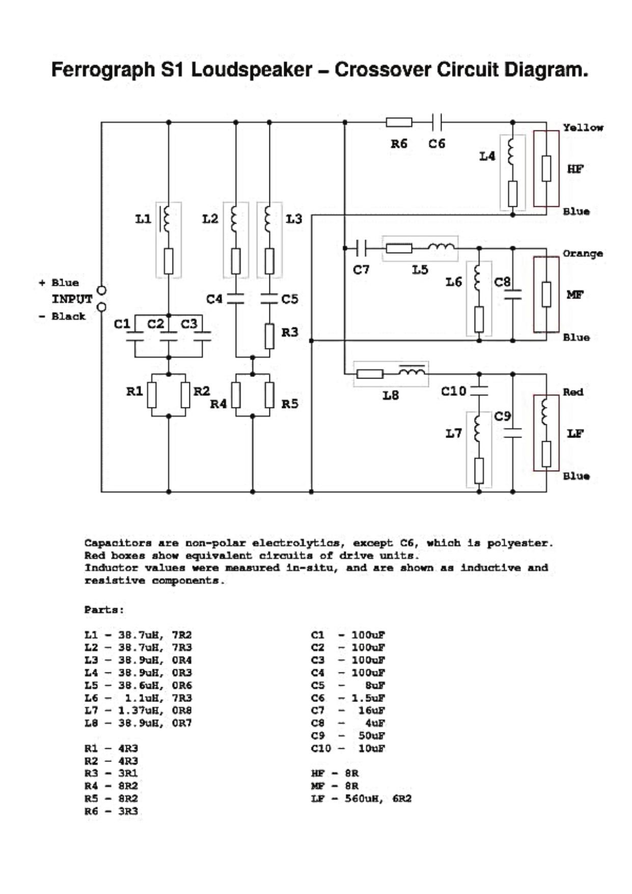 Ferrograph S 1 Schematic