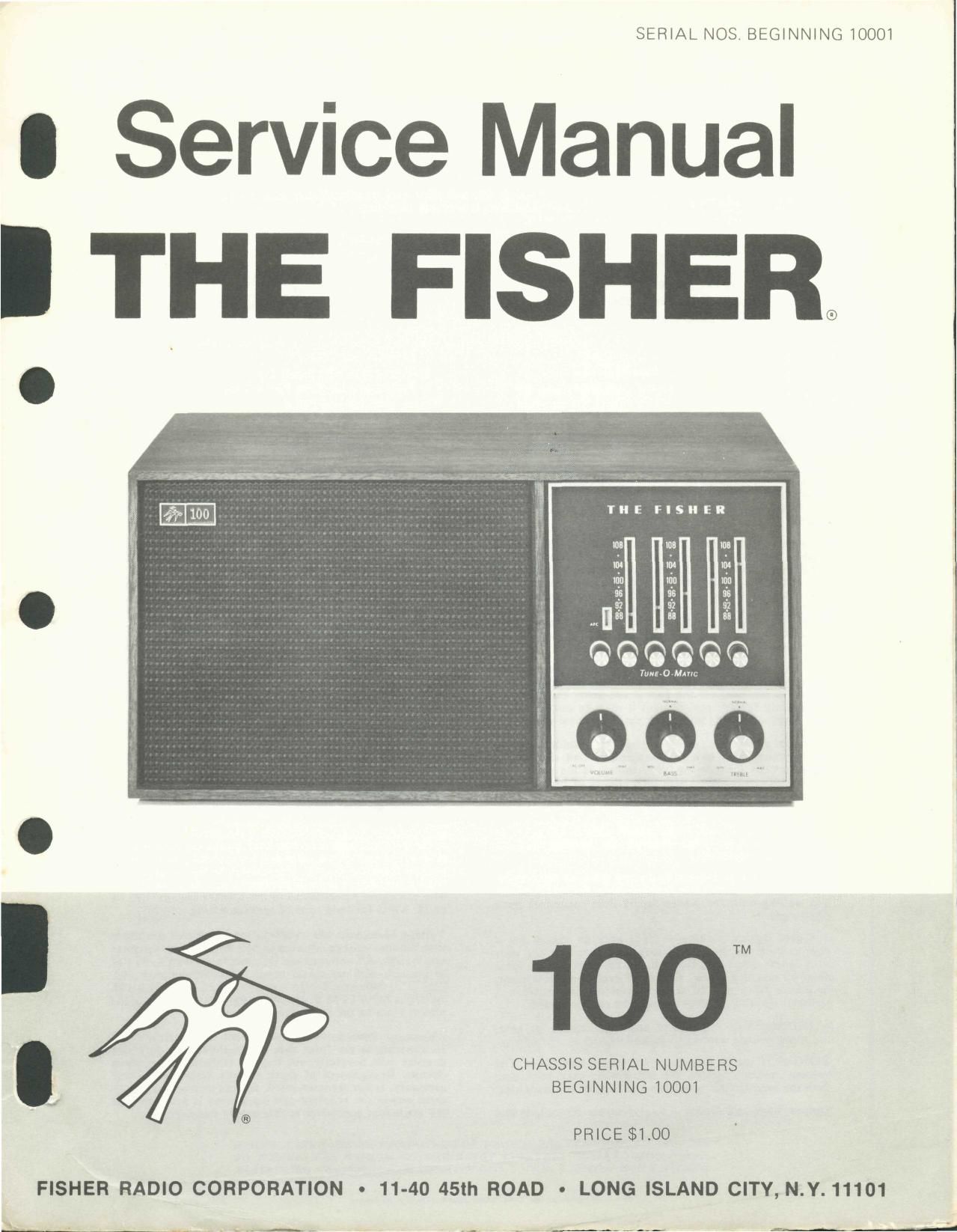 Fisher 100 Service Manual 2