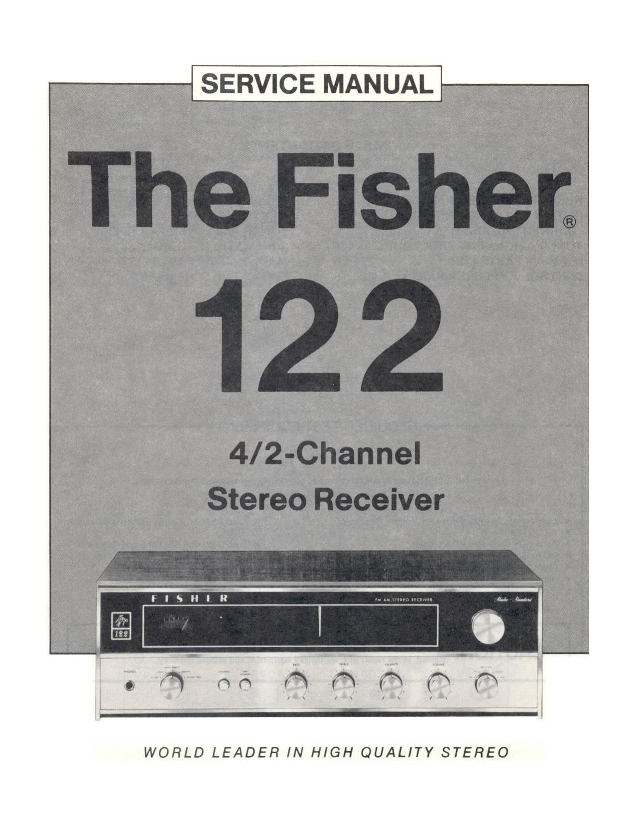 Fisher 122 Service Manual