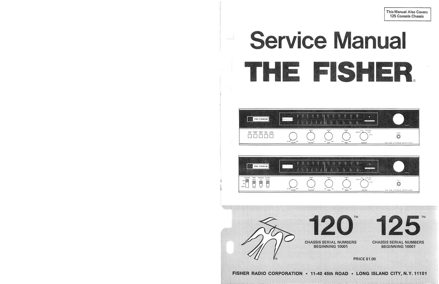 Fisher 125 Service Manual