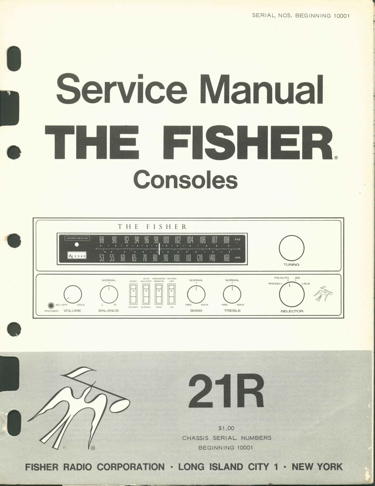 Fisher 21 R Service Manual