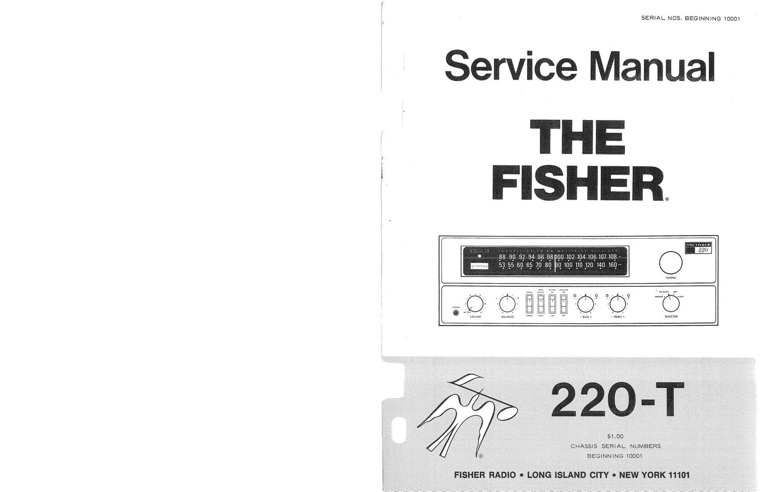 Fisher 220 T Service Manual