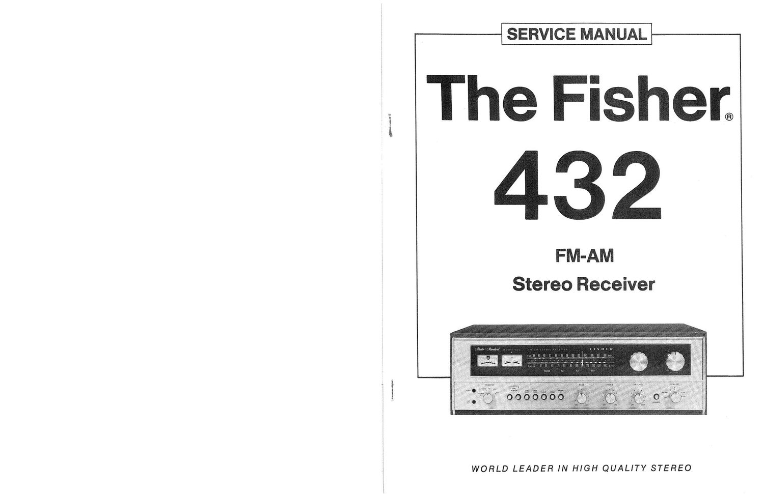 Fisher 432 Service Manual