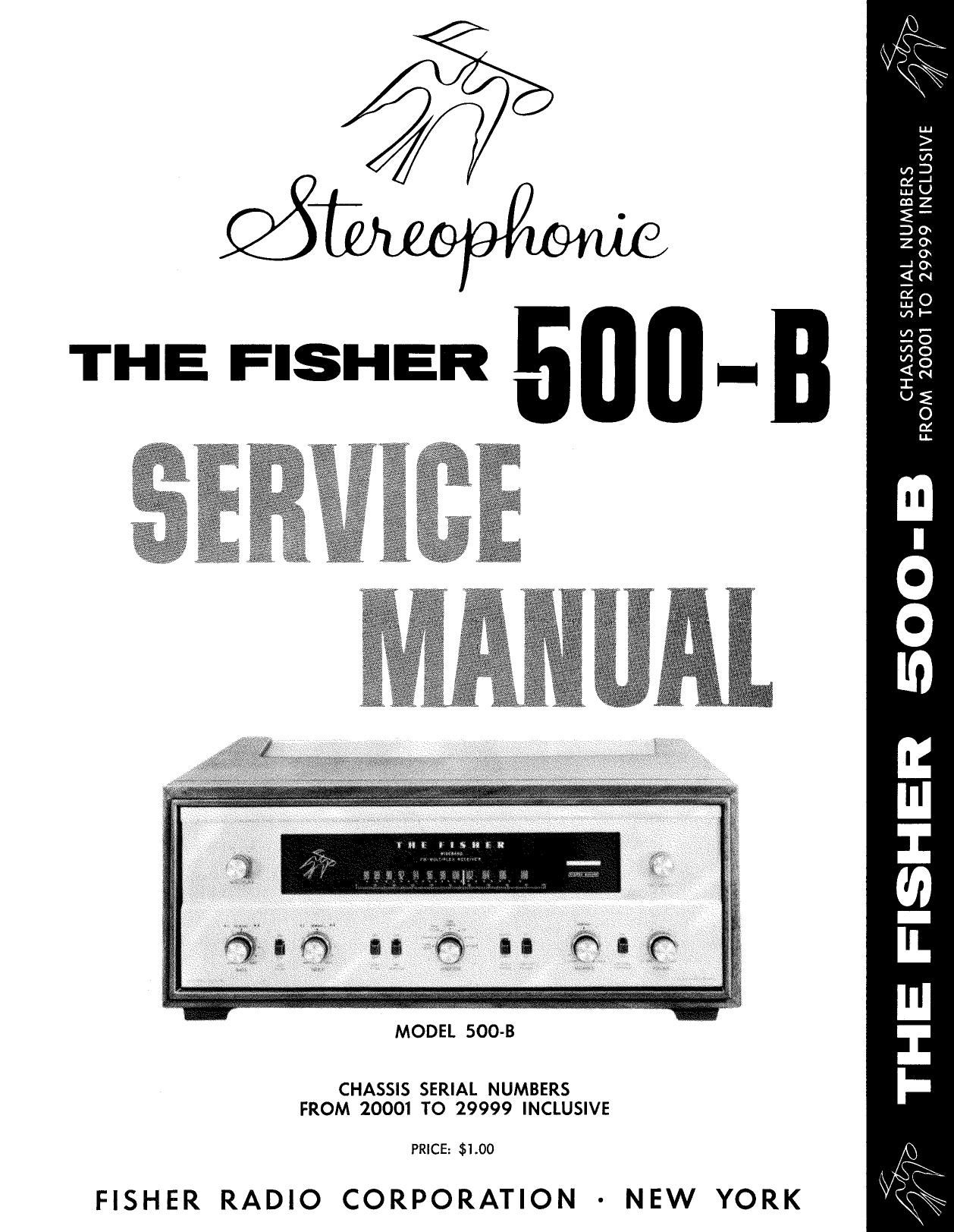 Fisher 500 B Service Manual