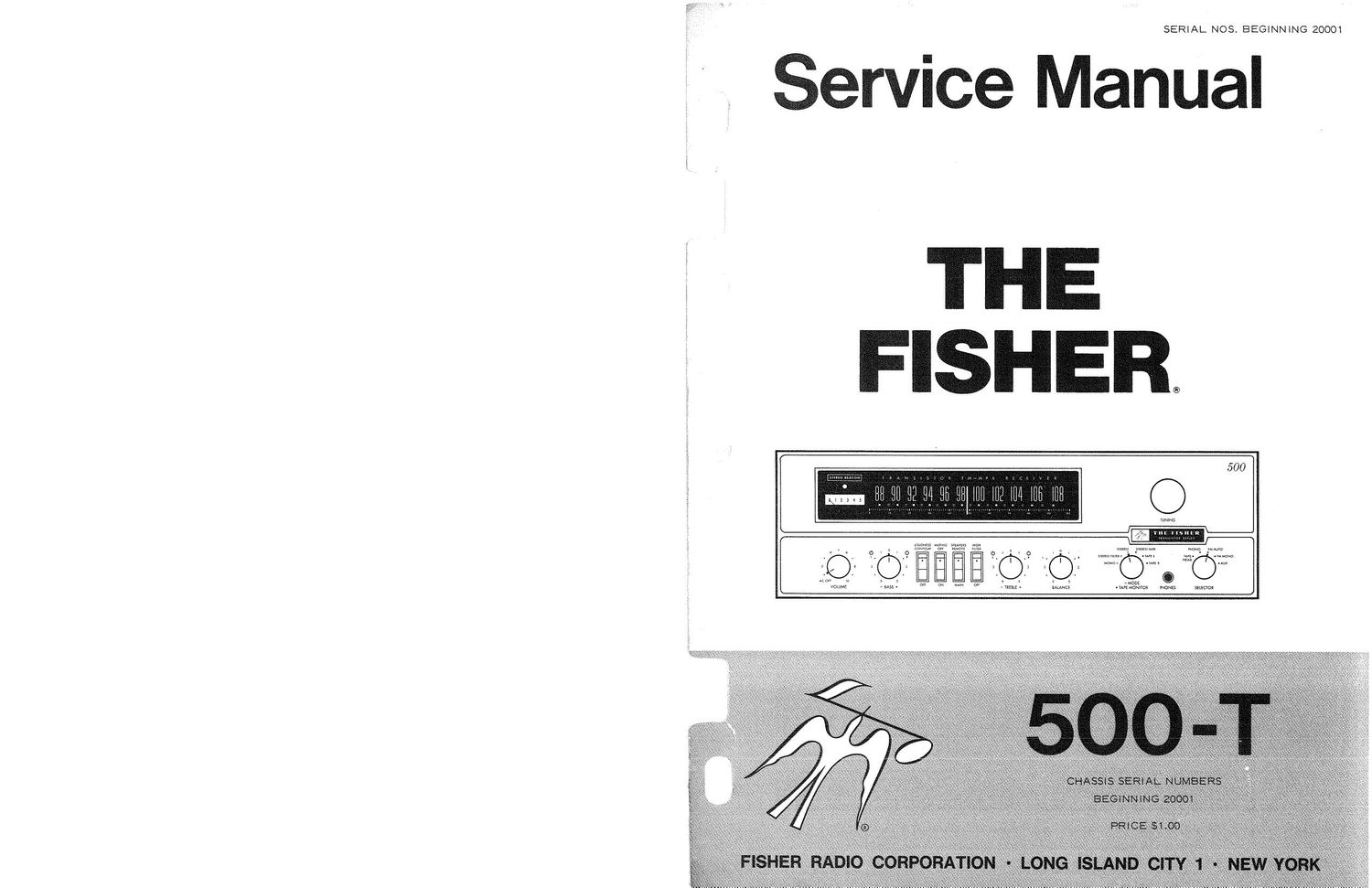 Fisher 500 T Service Manual