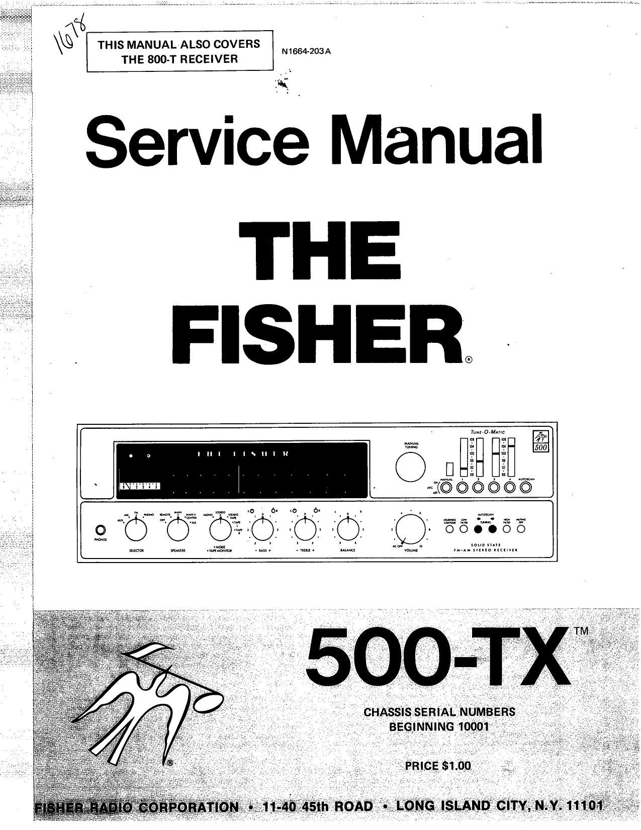 Fisher 500 TX Service Manual 2