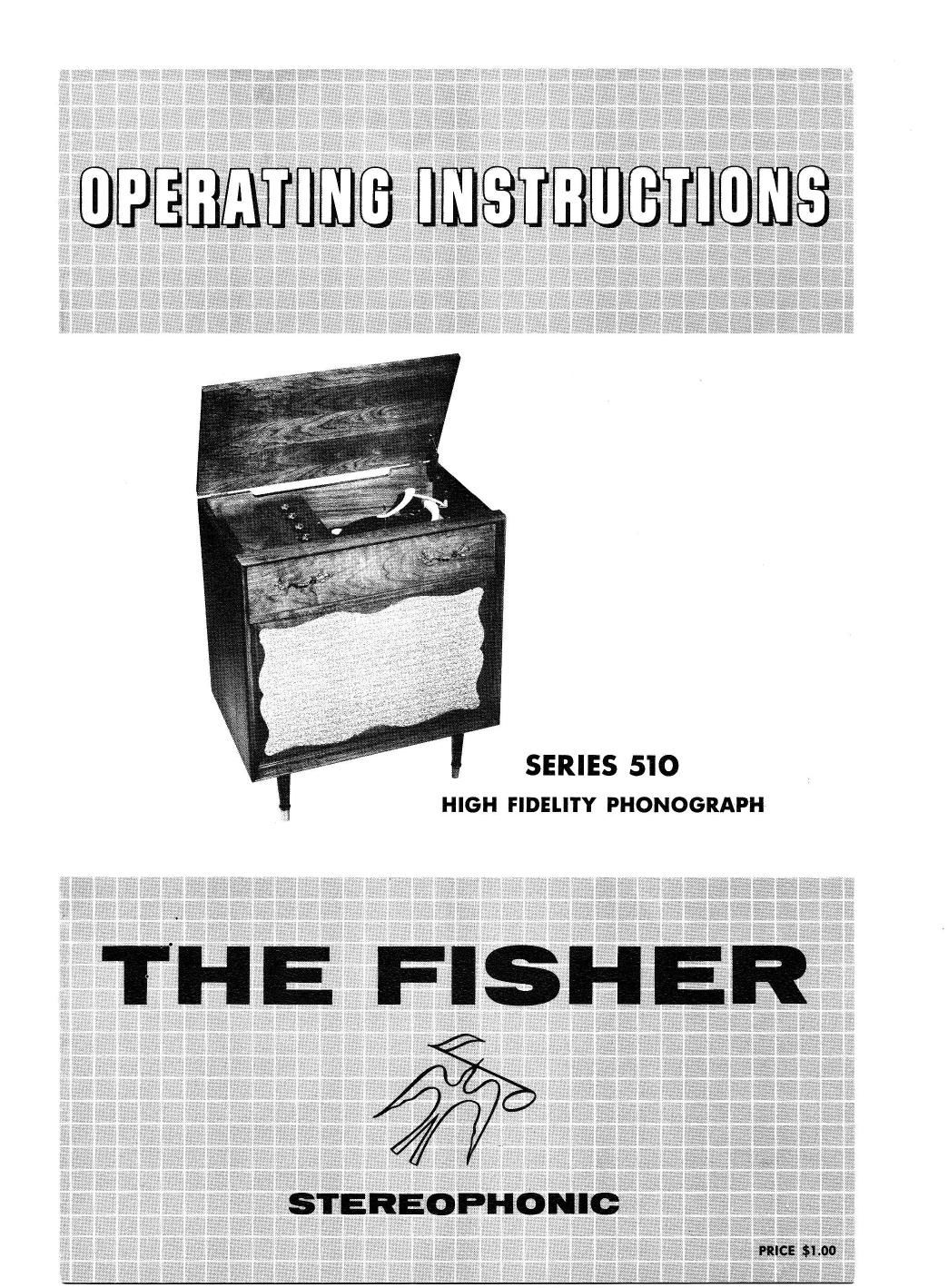 Fisher 510 Owners Manual