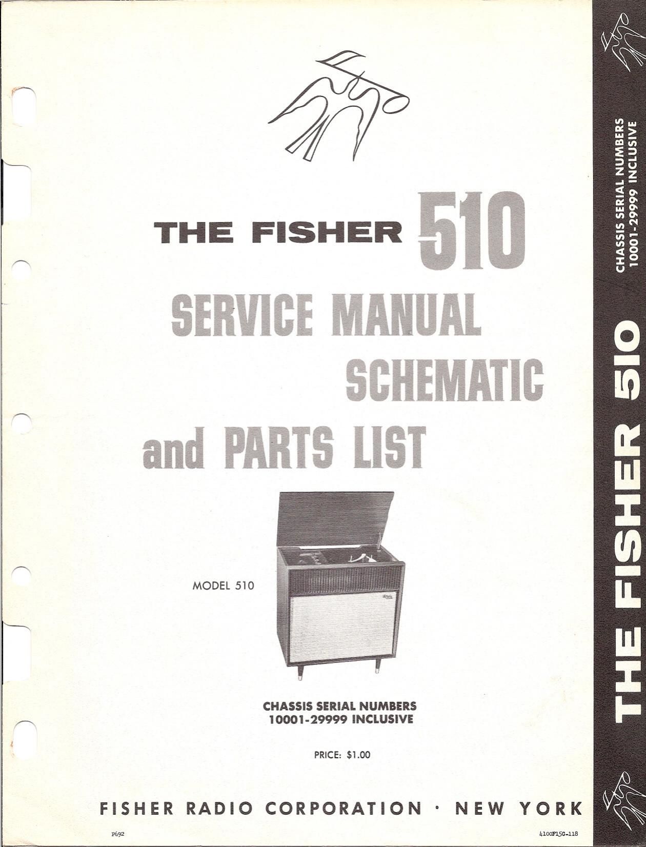 Fisher 510 Service Manual
