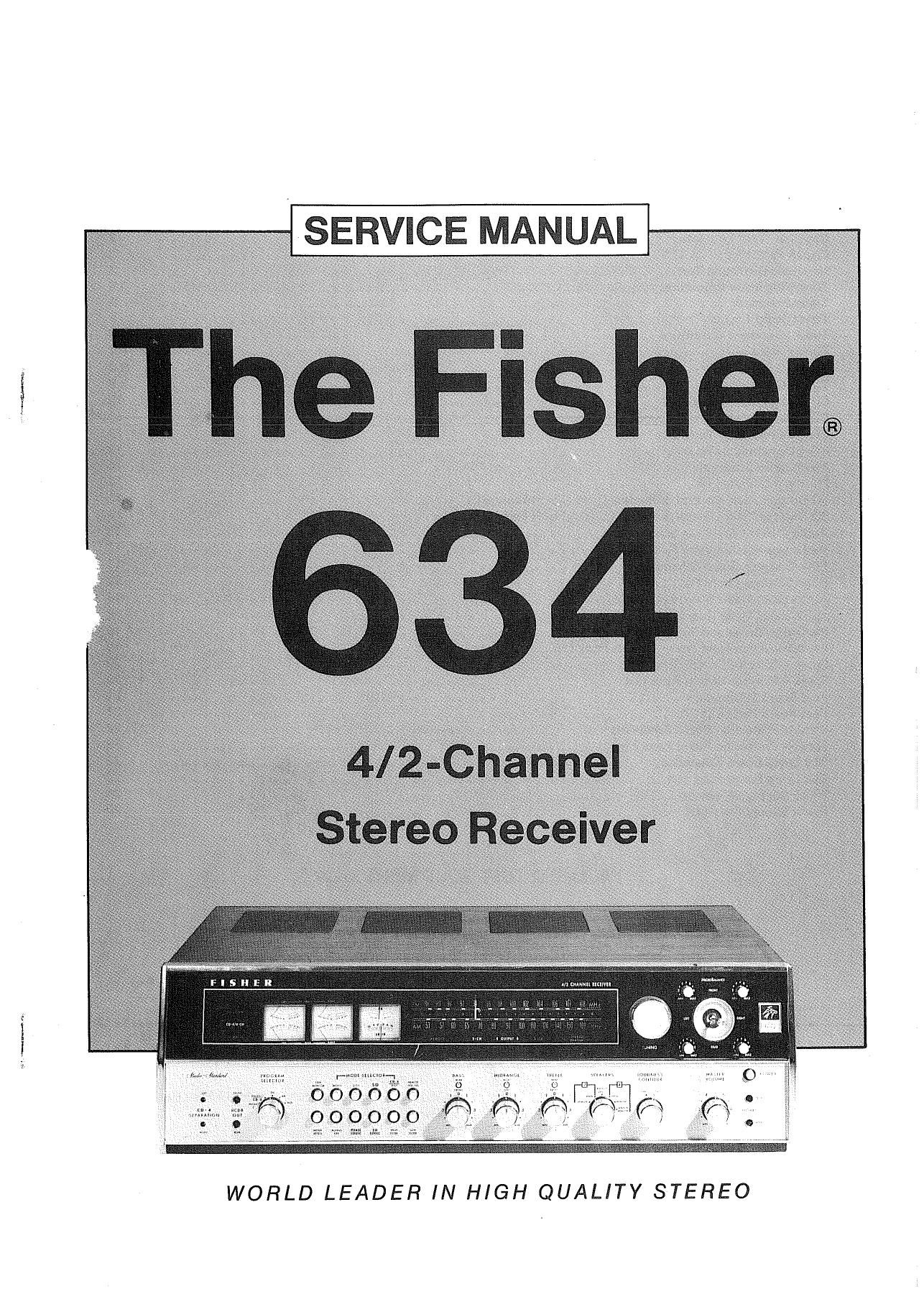 Fisher 634 Service Manual