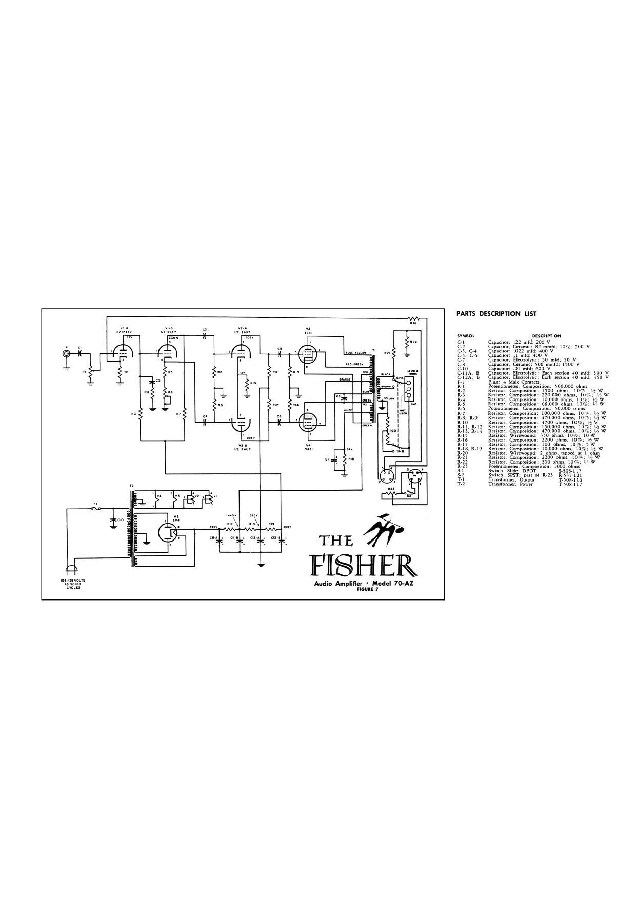 Fisher 70 A Schematic