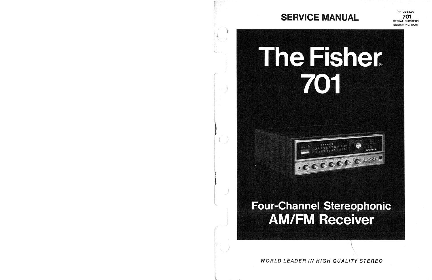 Fisher 701 Service Manual