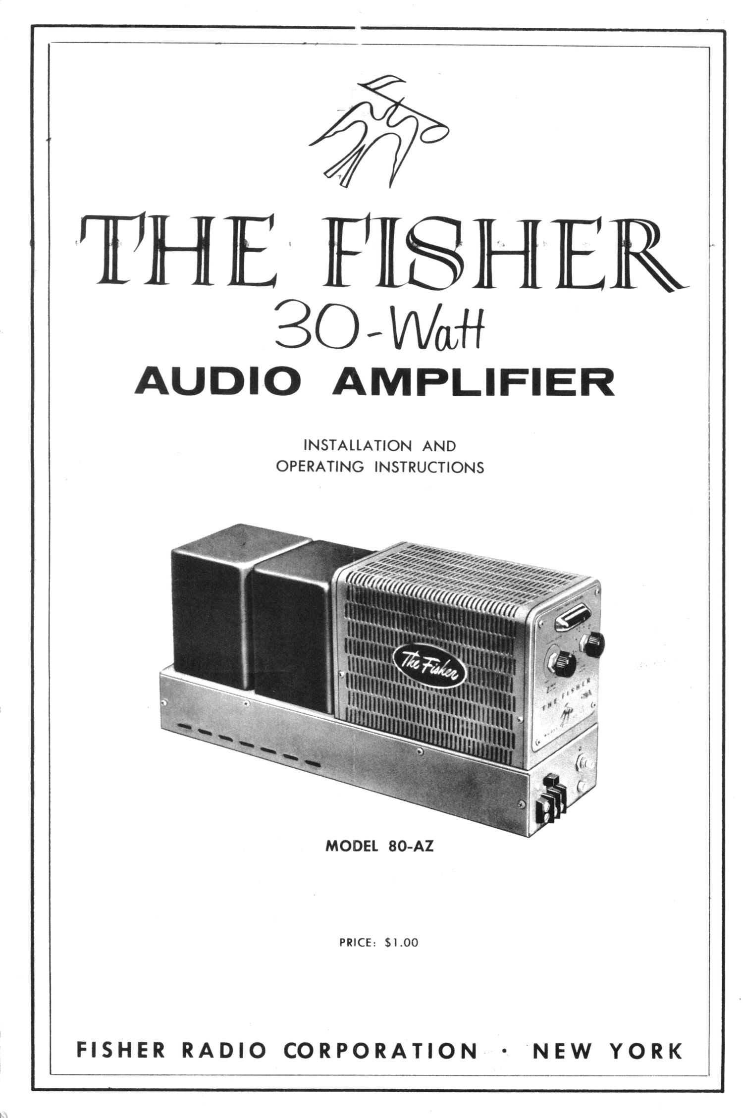 Fisher 80 AZ Service Manual