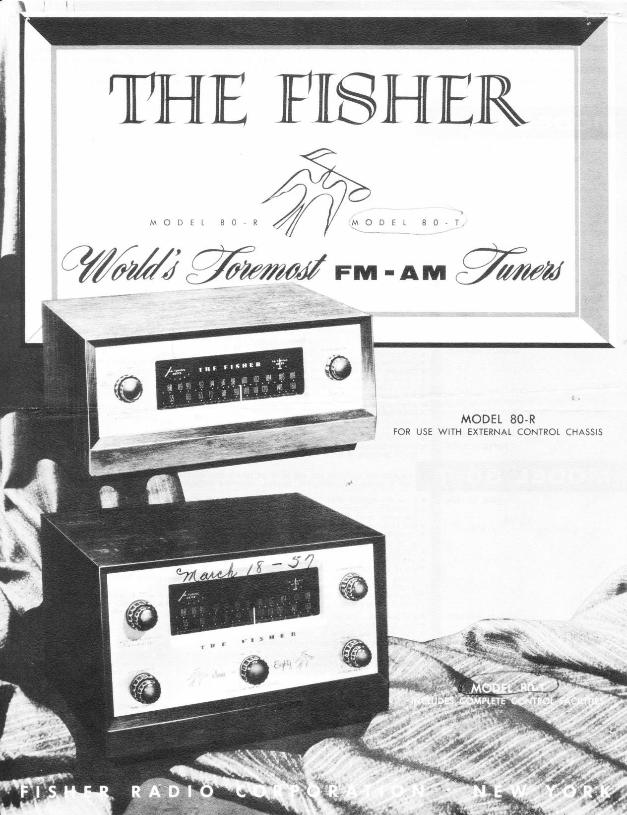Fisher 80 T Brochure