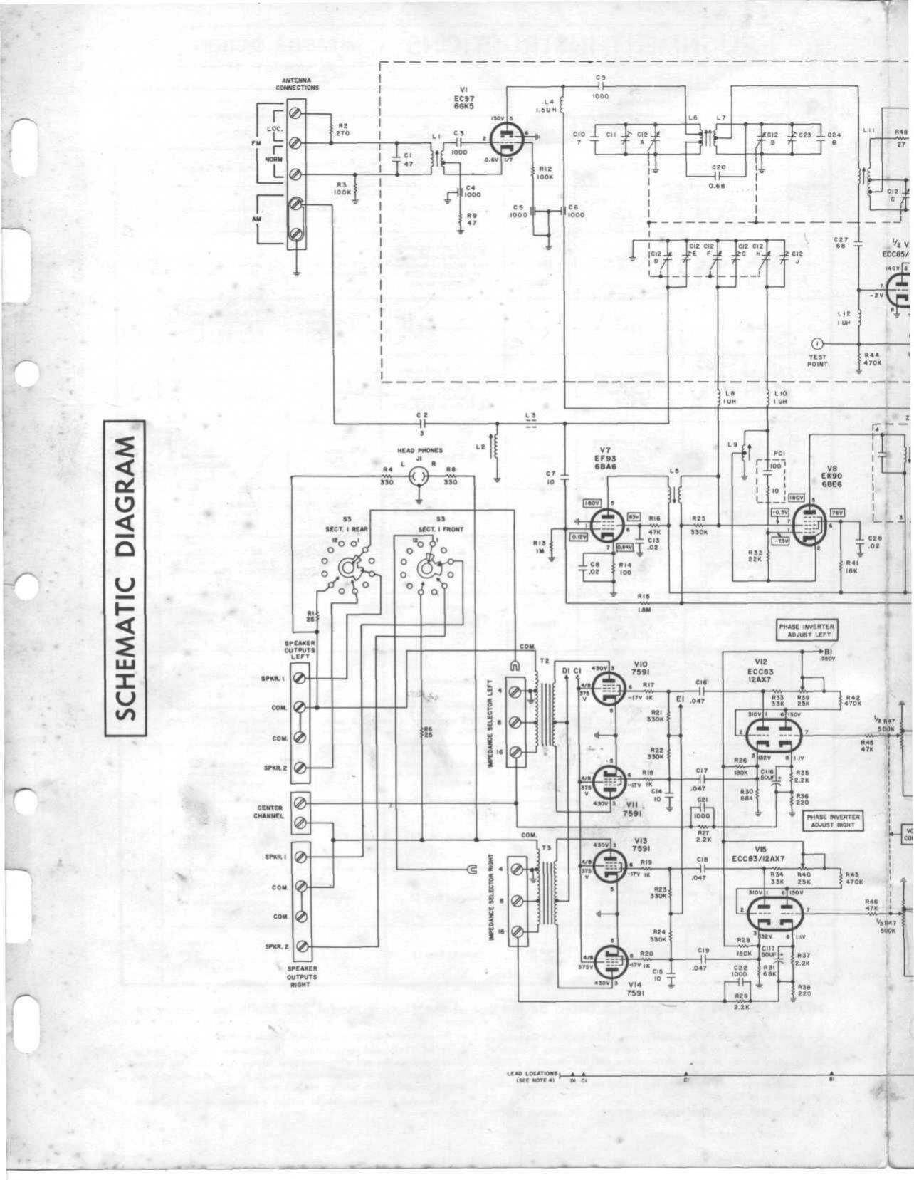 Fisher 800 C Schematic