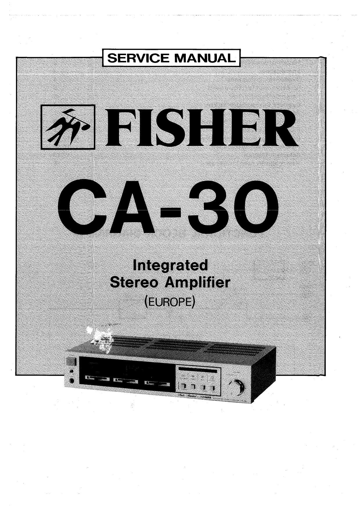 Fisher CA 30 Service Manual