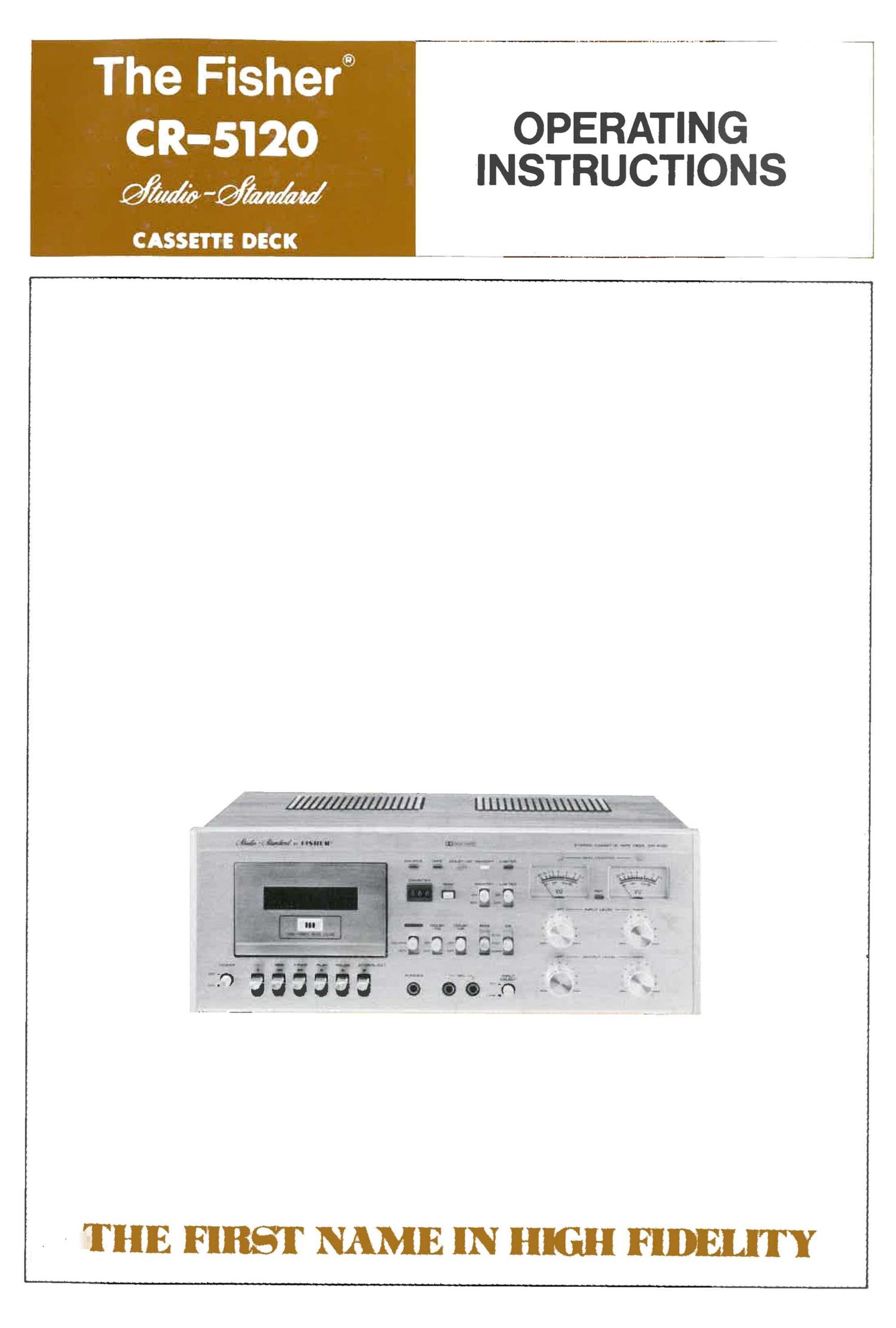 Fisher CR 5120 Owners Manual