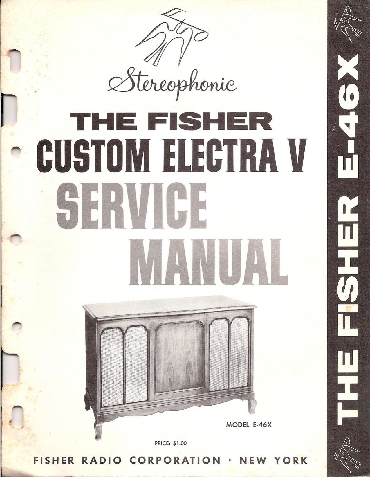 Fisher CUSTOM EL E 46 X Service Manual