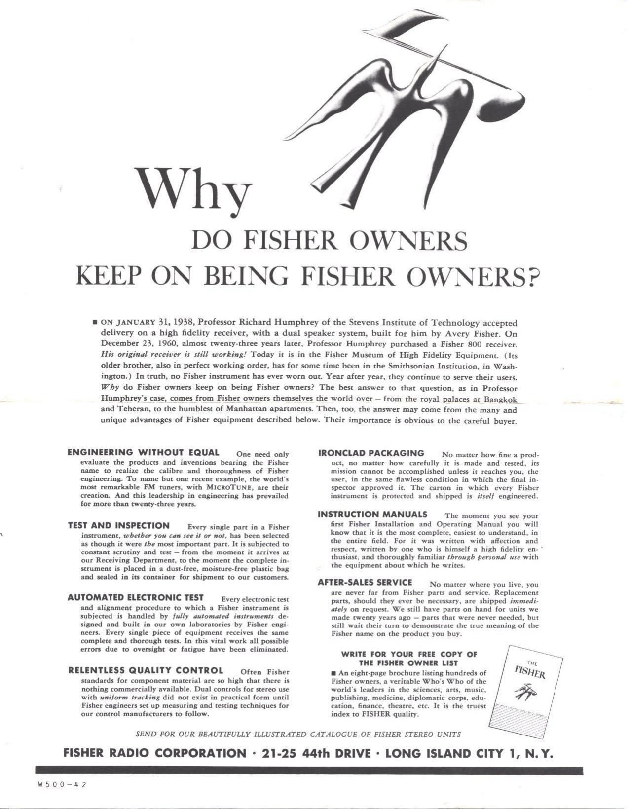 Fisher Lovers Article