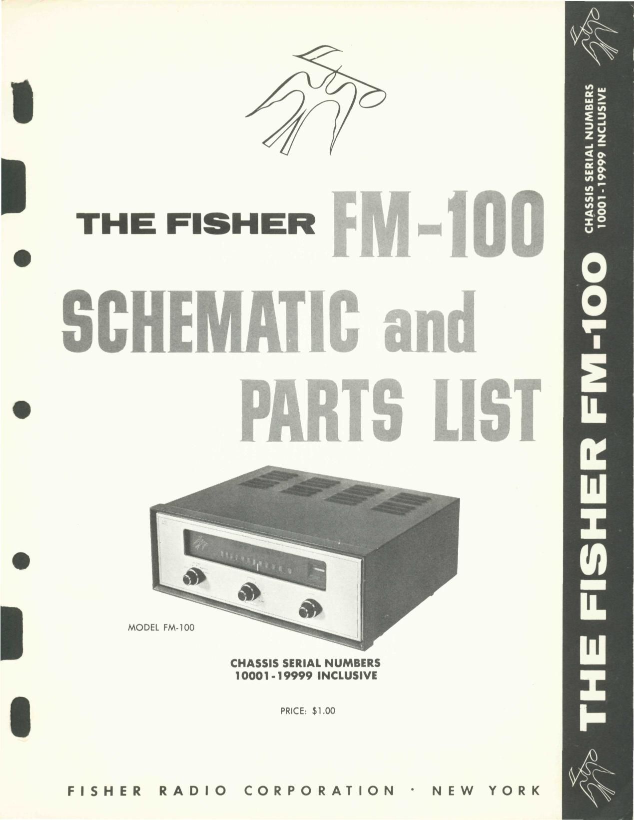 Fisher FM 100 Schematic