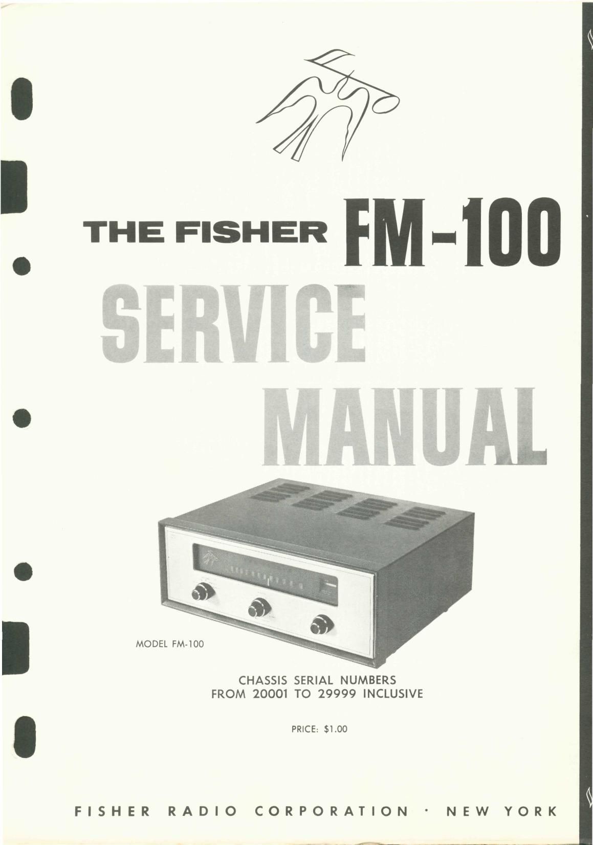 Fisher FM 100 Service Manual 2