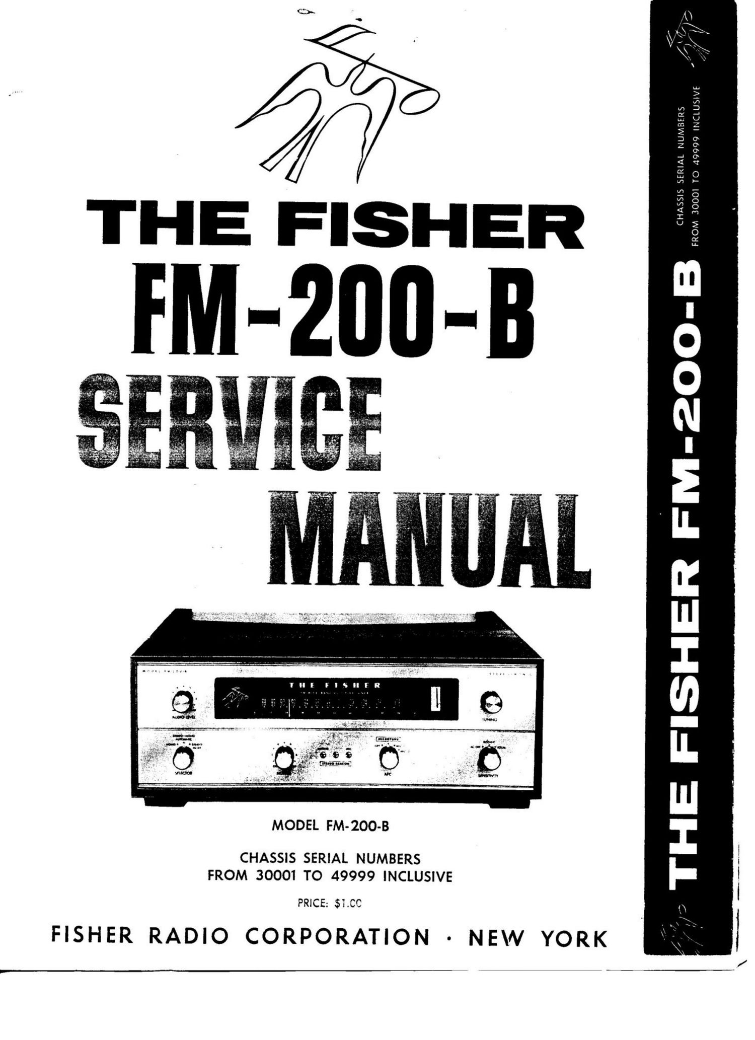 Fisher FM 200 B Service Manual 30001 49999