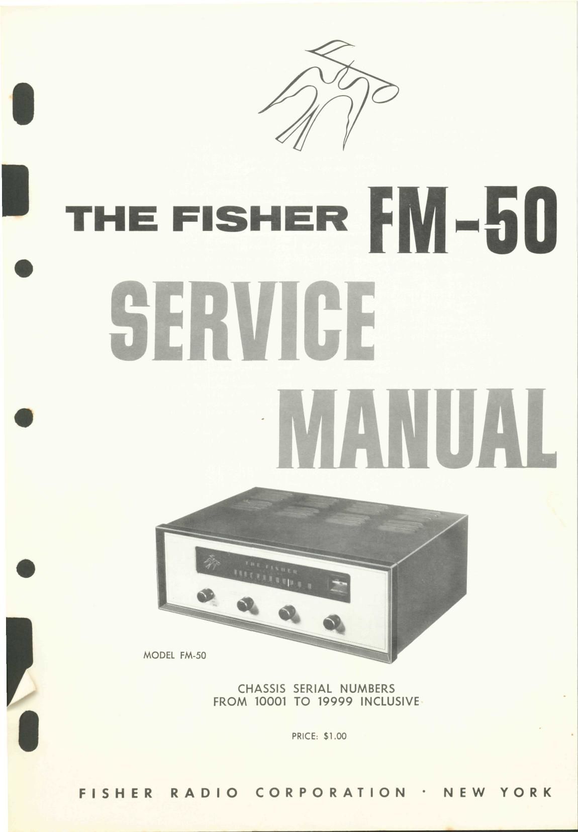 Fisher FM 50 Service Manual