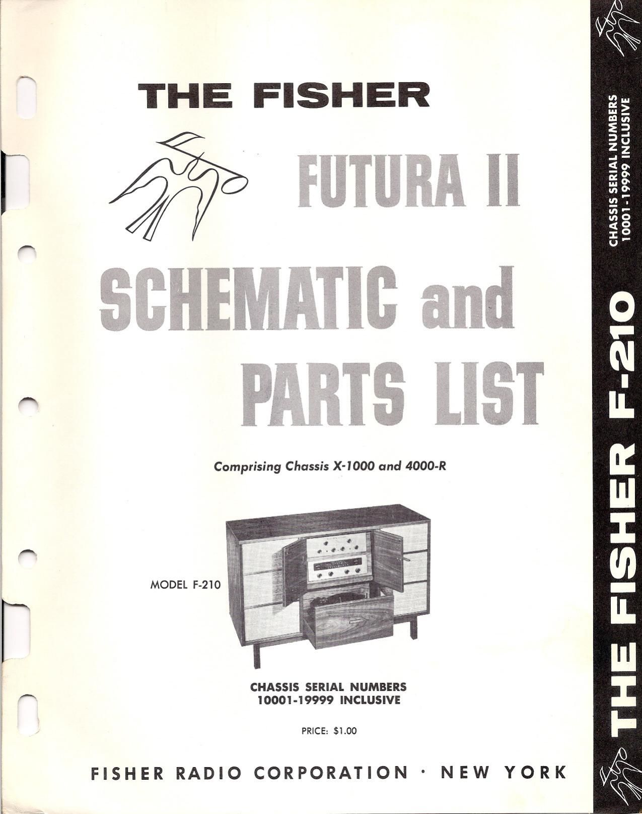 Fisher FUTURA 2 F 210 Service Manual