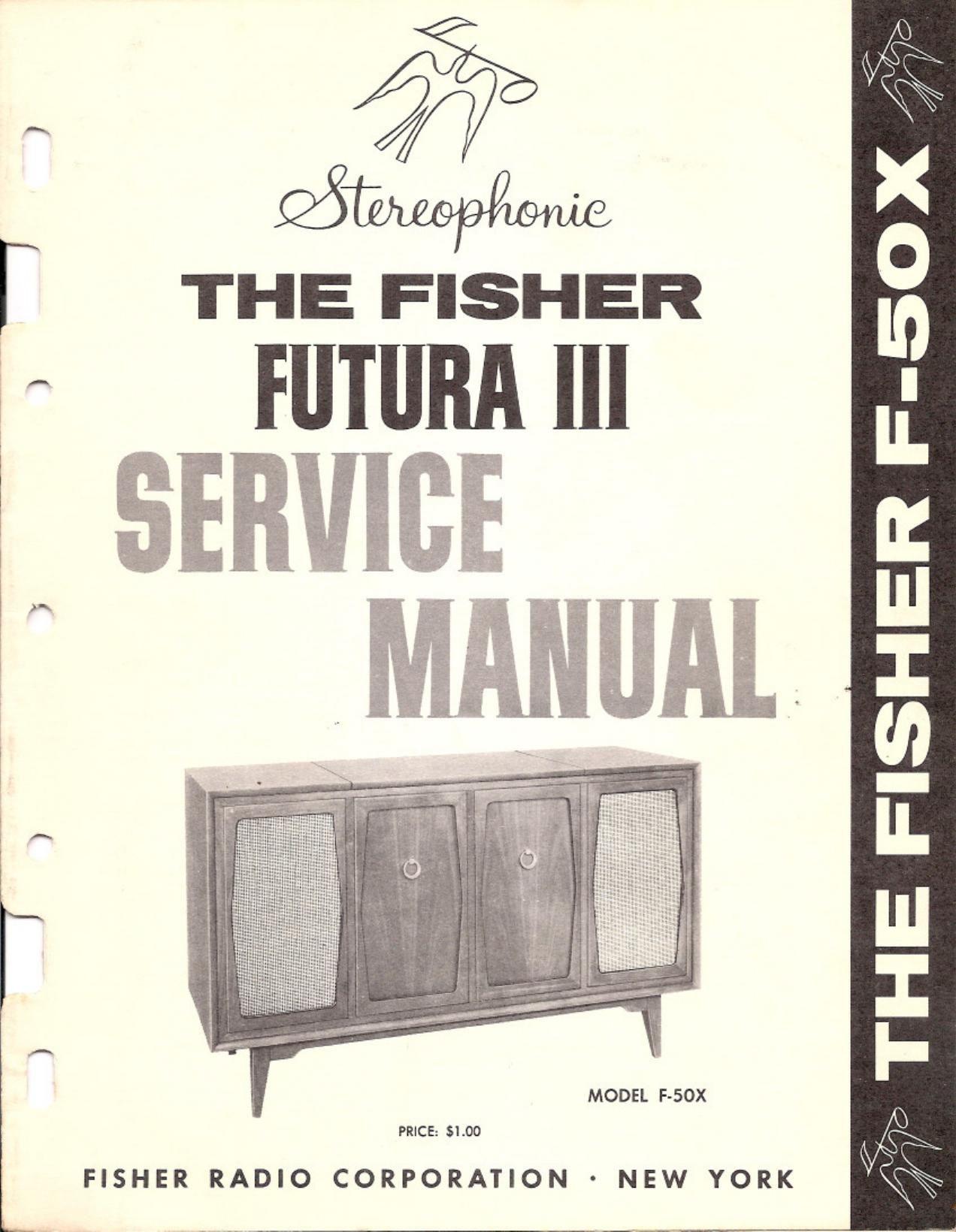 Fisher FUTURA 3 F 50 X Service Manual