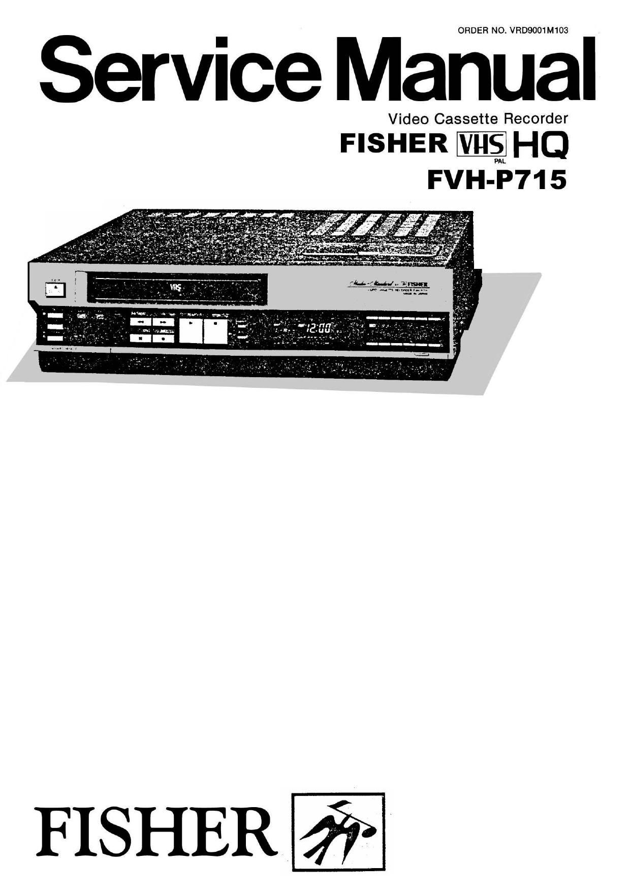 Fisher FVHP 715 Service Manual