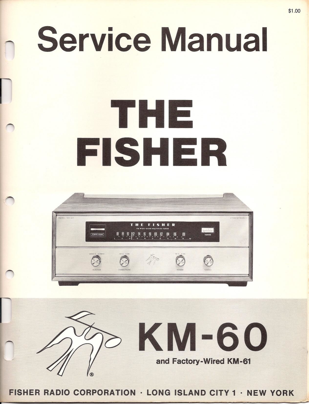 Fisher KM 60 Service Manual