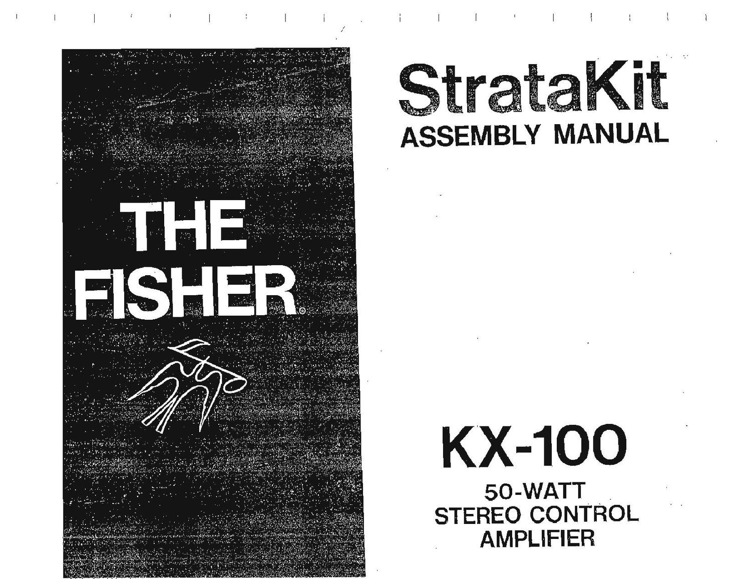 Fisher KX 100 Service Manual