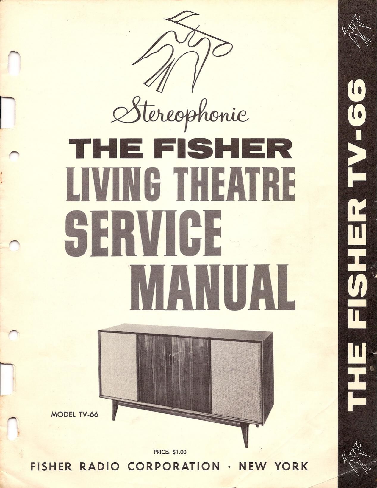 Fisher Living Theatre TV 66 Service Manual