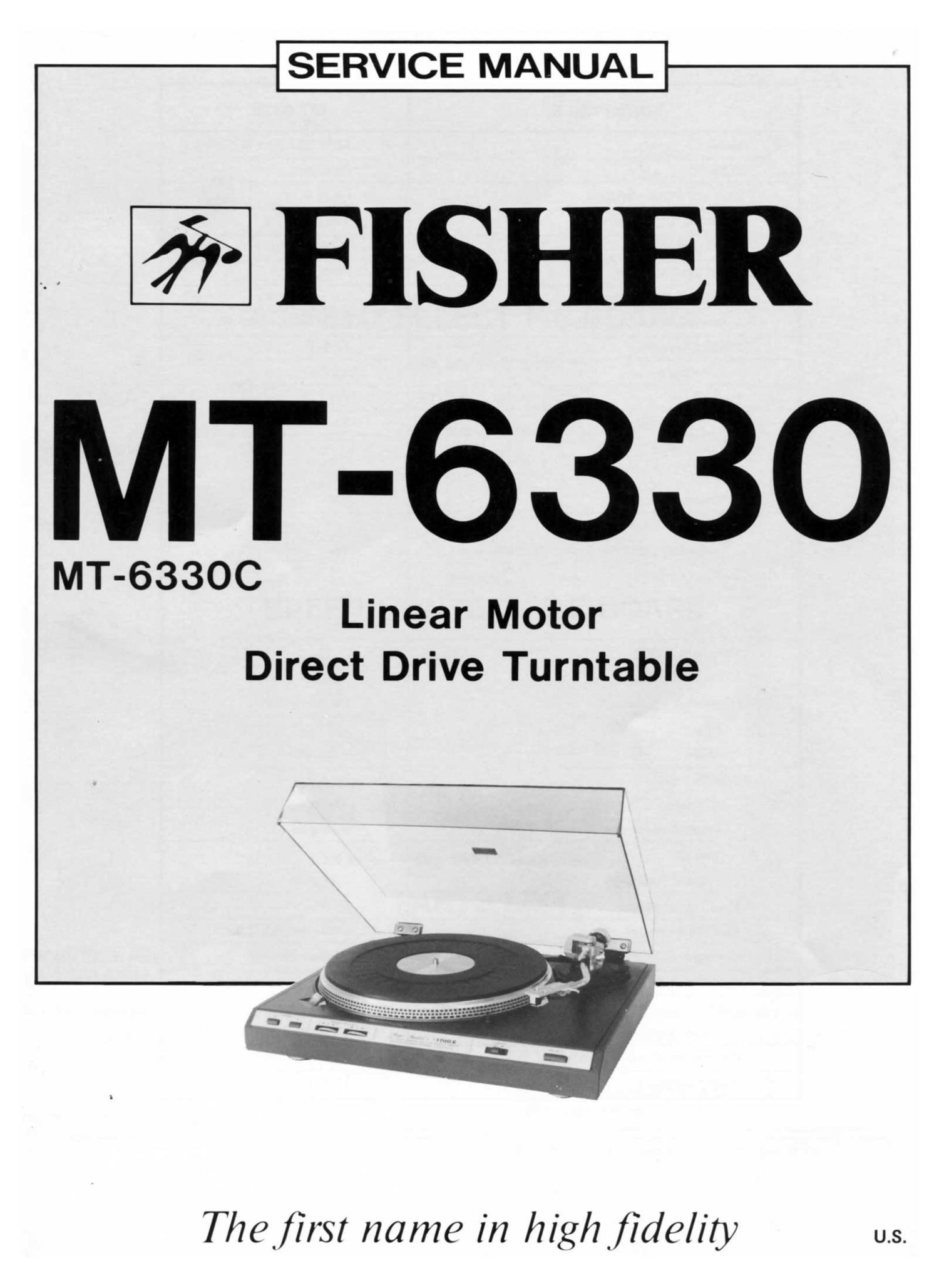 Fisher MT 6330 Service Manual