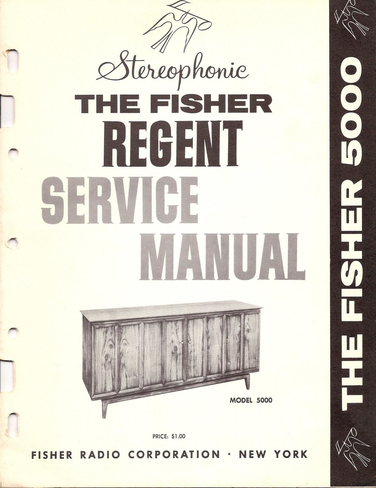 Fisher REGENT 5000 Service Manual