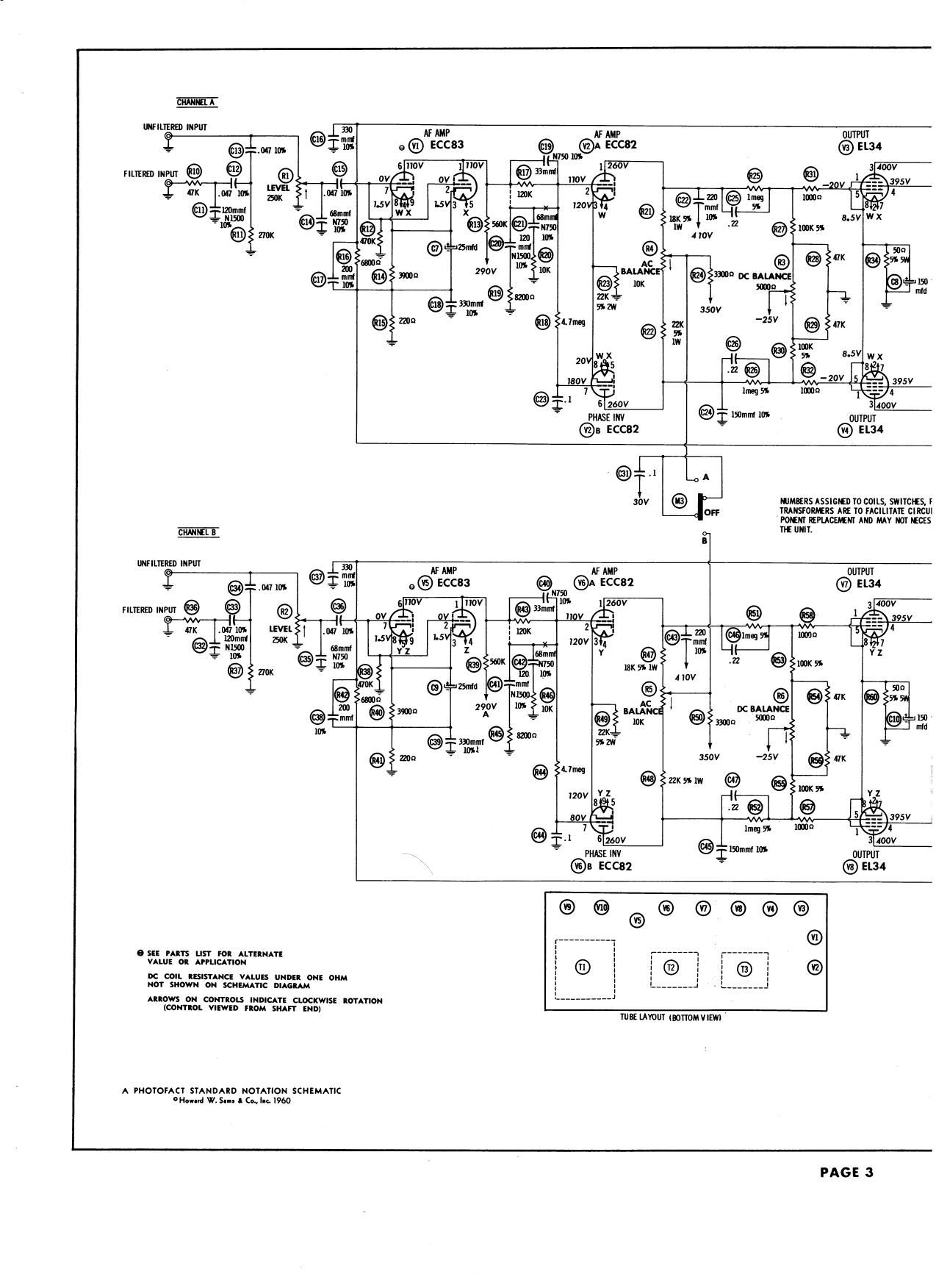 Fisher SA 300 Schematic