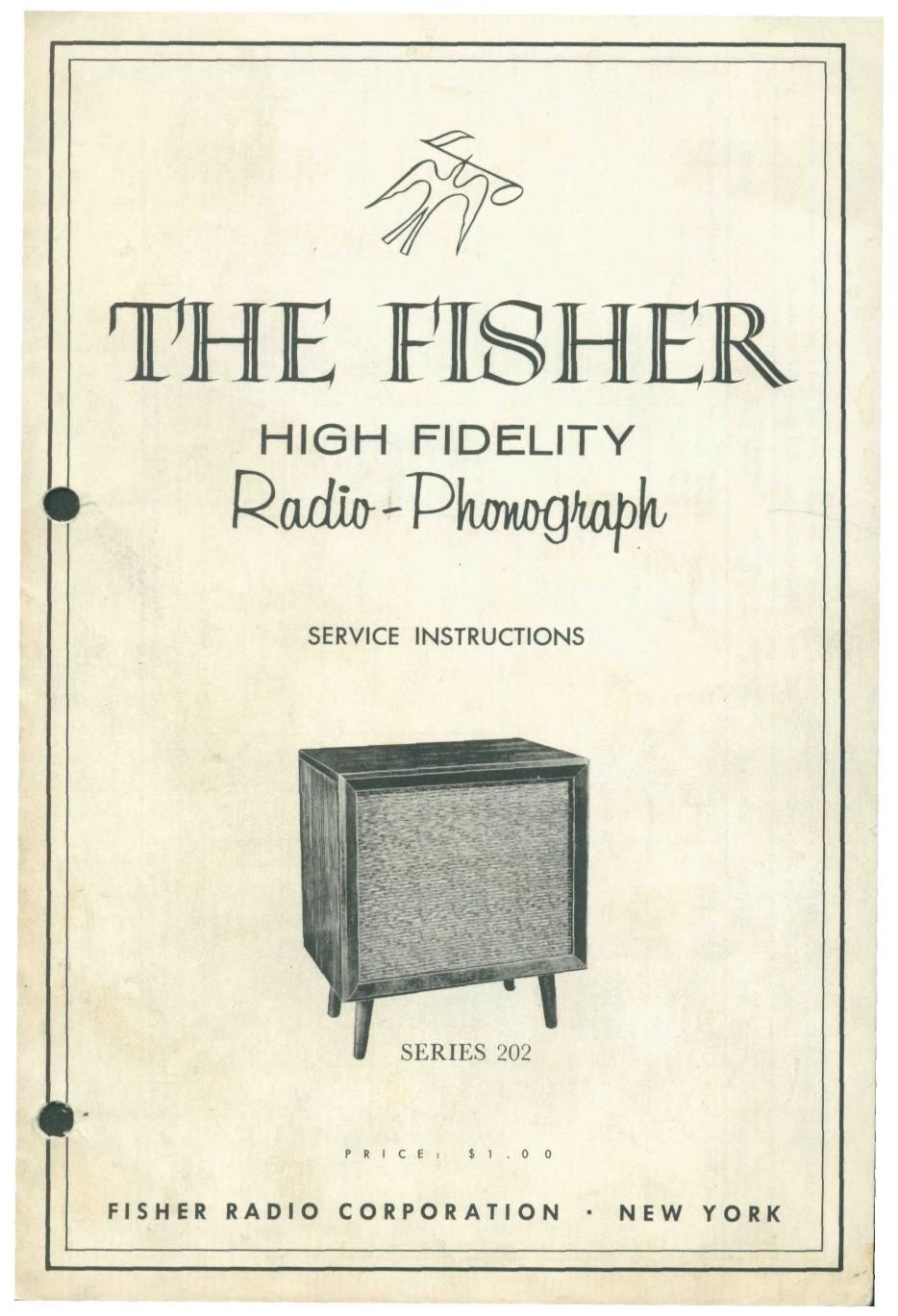 Fisher SERIES 202 Service Manual