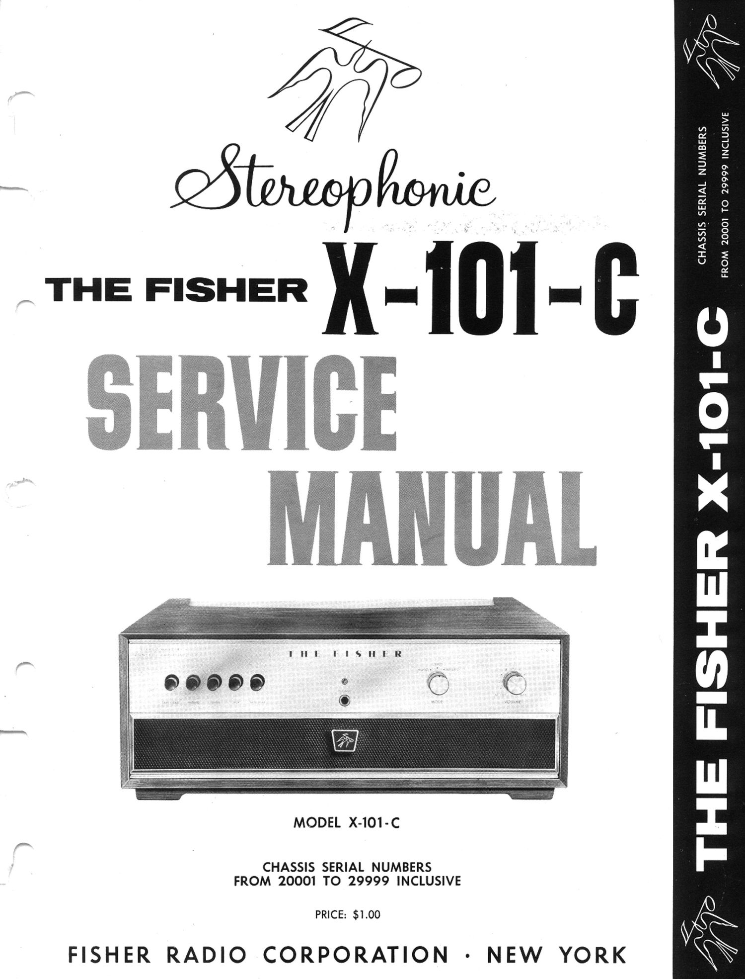 Fisher X 101 C Service Manual