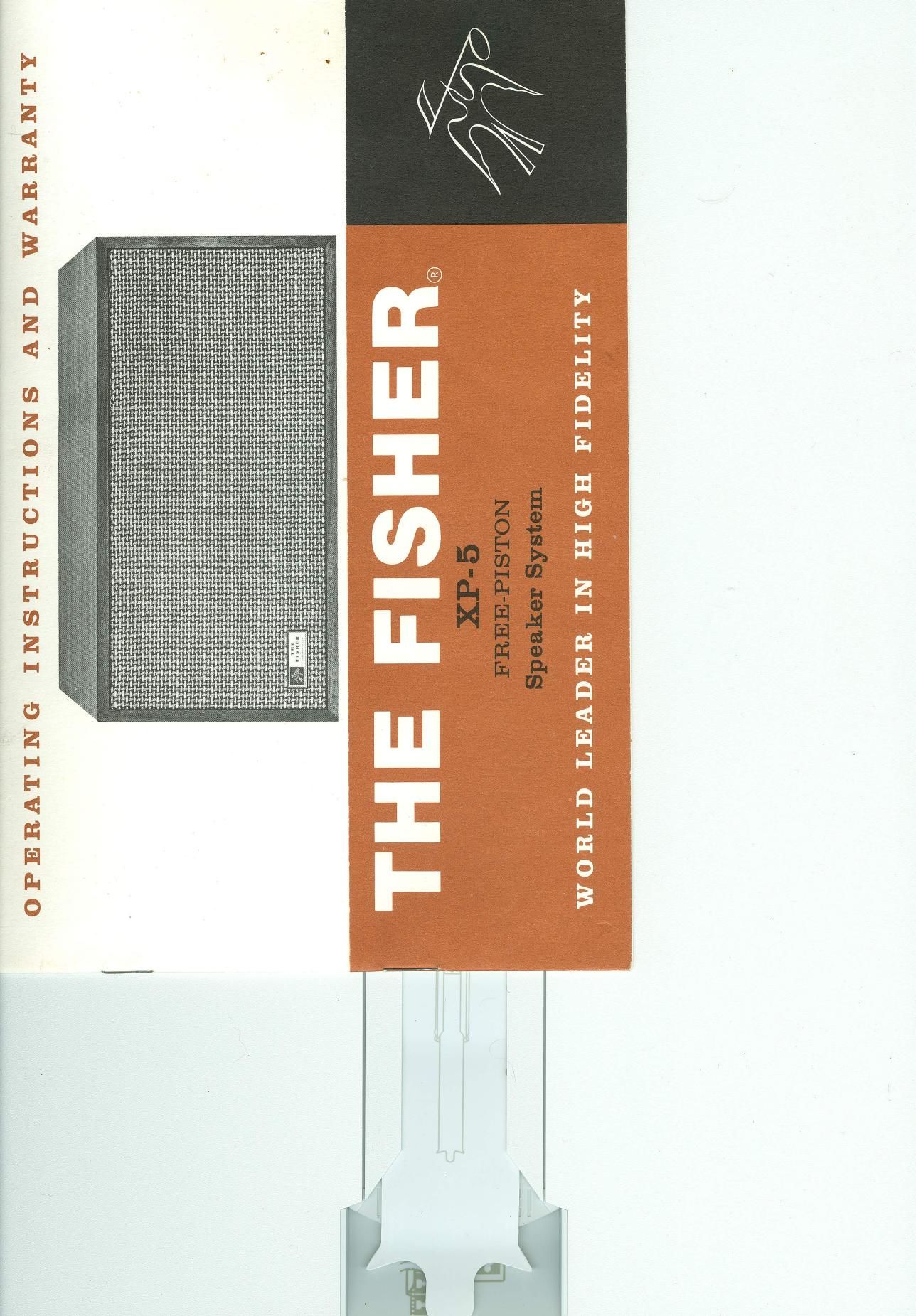 Fisher XP 5 Owners Manual