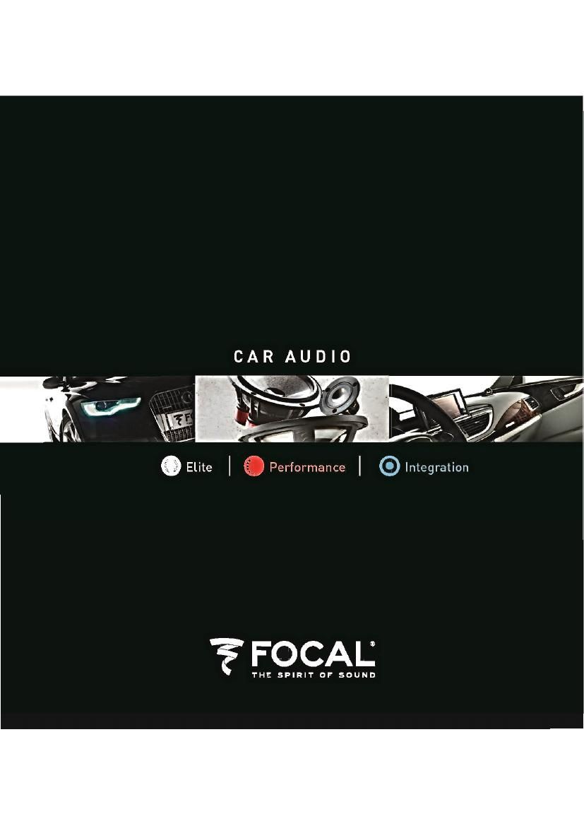 Focal Car Audio 2015 Catalog