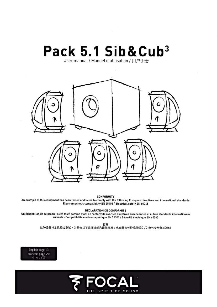Focal Cub 3 User Manual