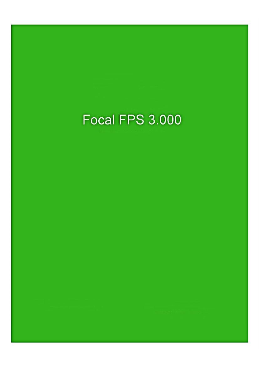 Focal FPS 1500 User Manual