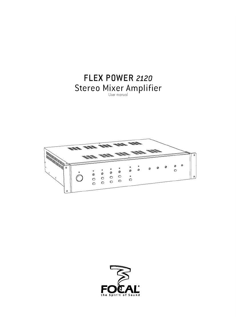 Focal FPS 2120 User Manual