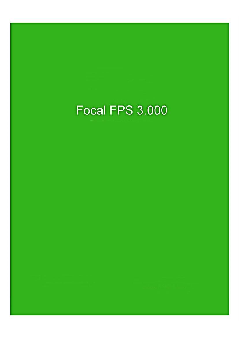 Focal FPS 3000 User Manual
