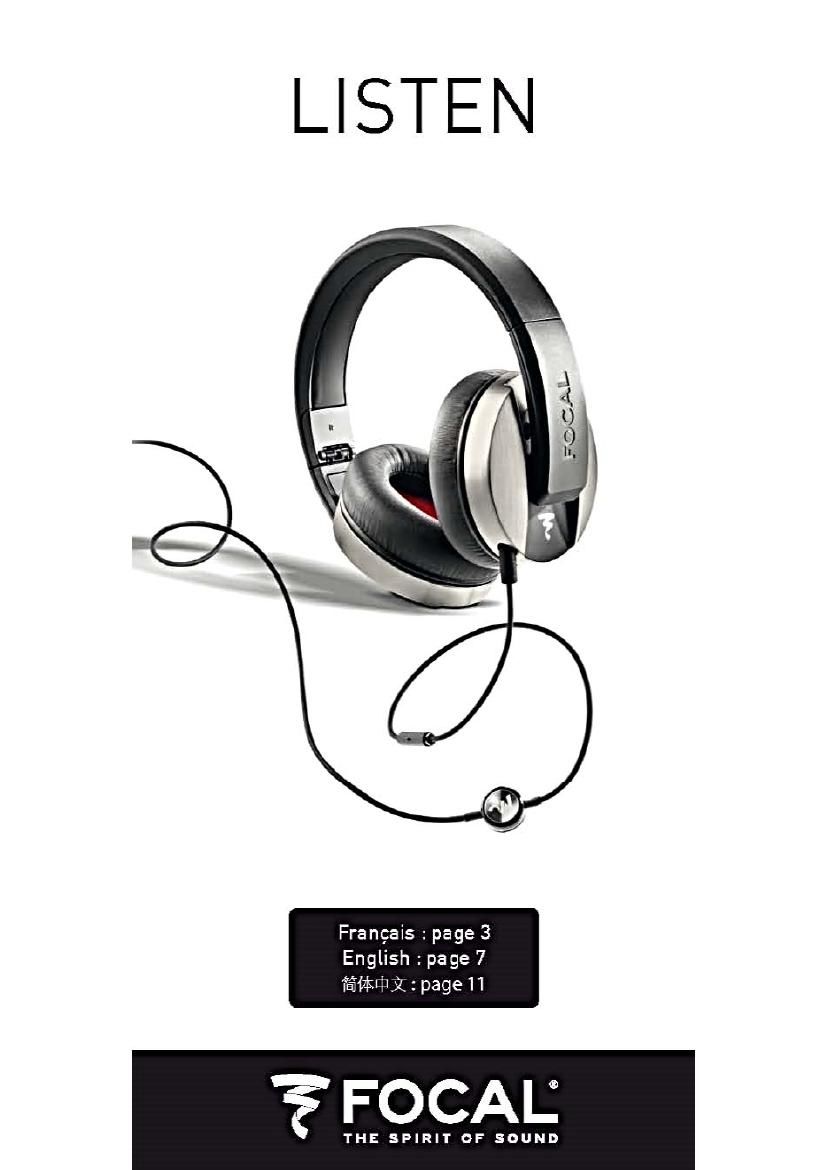 Focal Listen User Manual