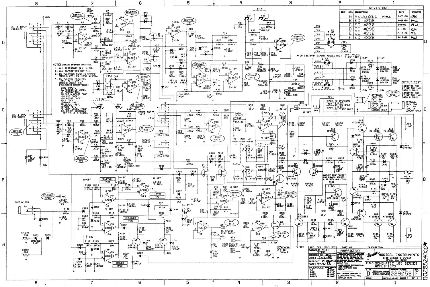 fender 185 series 029053f schematic