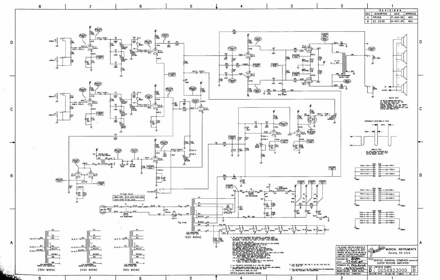 fender 65 super reverb schematic