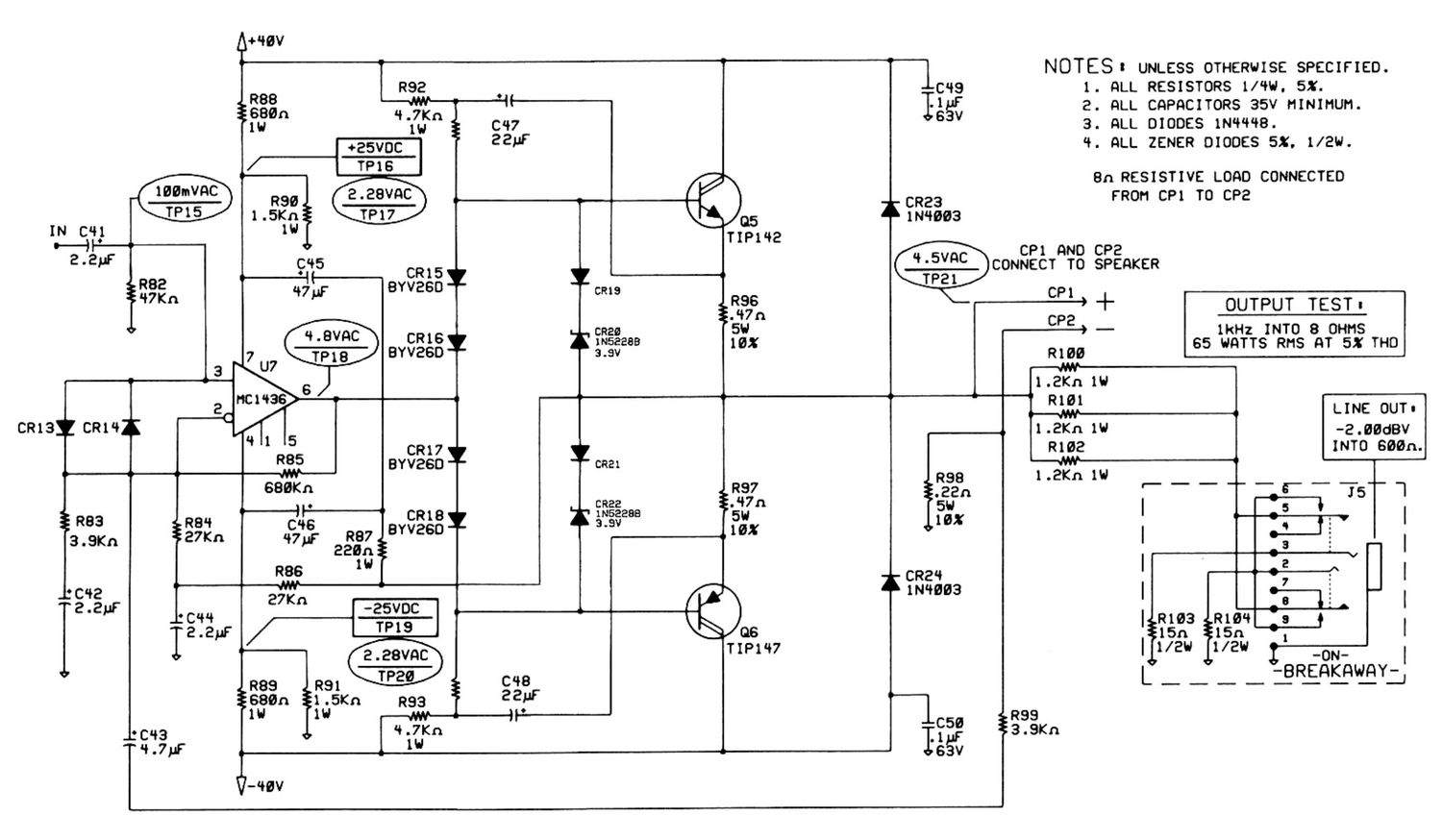 fender 65w pwramp schematic