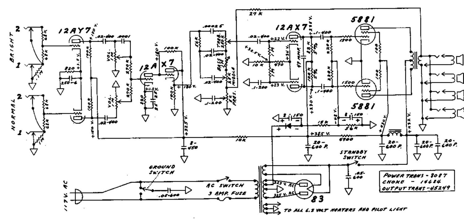 fender bassman 5f6 schematic