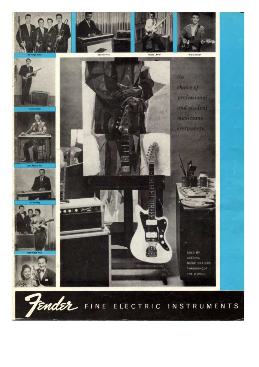 fender catalog 1962